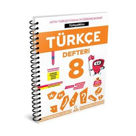 Arı Yayınları 8. Sınıf Türkçemino Akıllı Türkçe Defteri