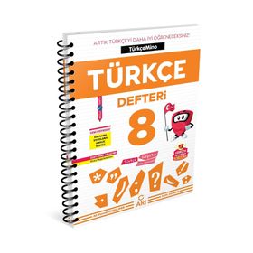 Arı Yayınları 8. Sınıf Türkçemino Akıllı Türkçe Defteri