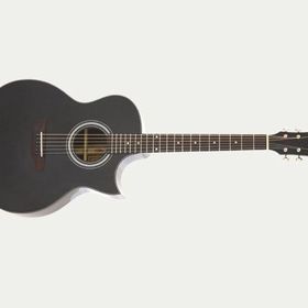 Aria 201CEBK Cutaway Elektro Akustik Gitar