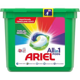 Ariel 23 Yıkama 3'ü1 Arada Kapsülü Pods Dağ Esintisi Sıvı Çamaşır Deterjanı