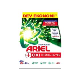 Ariel 5.5 kg Oxi Aquapudra Ekstra Hijyen Toz Deterjan