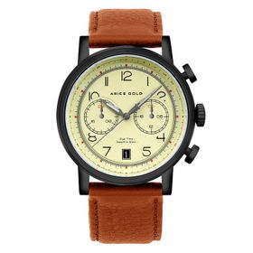 Aries Gold G-7018 BK-GN Erkek Kol Saati