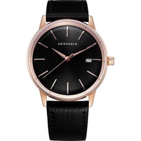 Aries Gold G-9026 RG-BK Erkek Kol Saati