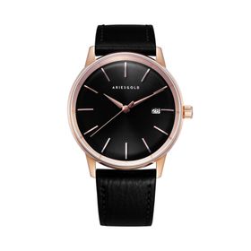 Aries Gold G-9026 RG-BK Erkek Kol Saati