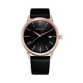 Aries Gold G-9026 RG-BK Erkek Kol Saati
