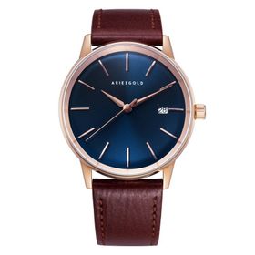Aries Gold G-9026 RG-BU Erkek Kol Saati