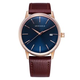 Aries Gold G-9026 RG-BU Erkek Kol Saati