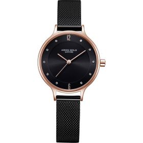 Aries Gold L-5033Z RG-BK Kadın Kol Saati