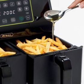 Ariete Dual Çift Hazneli 8 lt XXL 1700W Siyah Airfryer