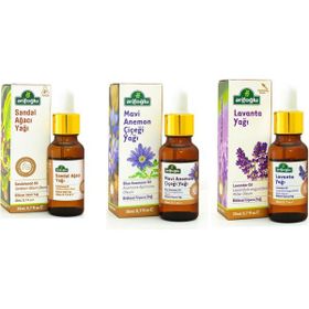 Arifoğlu 20 ml Lavanta+20 ml Sedir+20 ml Mavi Anemon Yağı