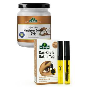 Arifoğlu 200 ml Hindistan Cevizi Yağı + 10 ml Kaş Kirpik Yağı