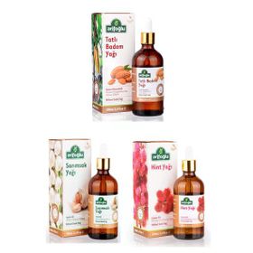 Arifoğlu 3x20 ml Badem Yağı - Hint Yağı - Sarımsak Yağı