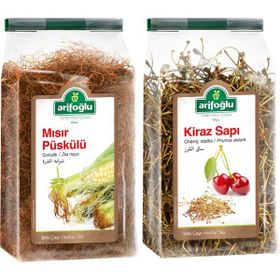 Arifoğlu 40 gr Mısır Püskülü + 40 gr Kiraz Sapı Çayı