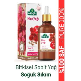 Arifoğlu Castor Oil 50 ml Saf ve Doğal Soğuk Sıkım Hint Yağı