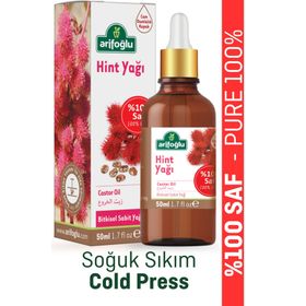 Arifoğlu Castor Oil 50 ml Saf ve Doğal Soğuk Sıkım Hint Yağı