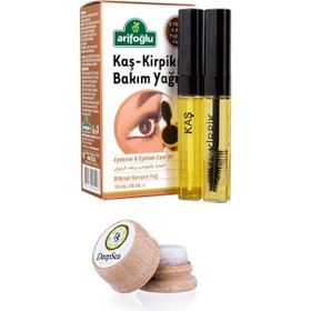 Arifoğlu Kaş Kirpik Bakım Yağı 10 ml + 10 ml - Mentol Taşı 7 gr