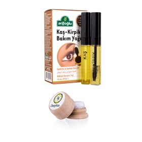 Arifoğlu Kaş Kirpik Bakım Yağı 10 ml + 10 ml - Mentol Taşı 7 gr