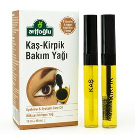 Arifoğlu Kaş Kirpik Bakım Yağı 20 ml + 100 ml x 2 Organik Saç Yağı