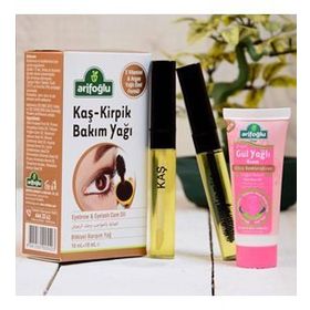 Arifoğlu Kaş Kirpik Bakım Yağı 20 ml + 100 ml x 2 Organik Saç Yağı