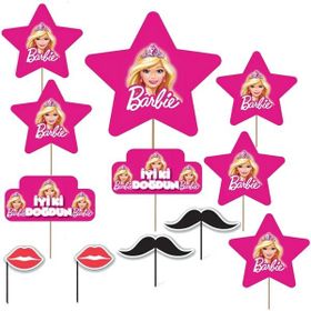 Arikum 12 Adet Barbie Doğum Günü Konuşma Balonu