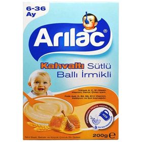 Arılac 200 gr Sütlü & Ballı İrmikli Kahvaltı 6-36 Ay Ek Gıda