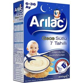 Arılac 7 Gece Sütlü 200 gr Tahıllı Bebek ve Küçük Çocuk Maması