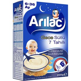 Arılac Gece Sütlü 7 Tahıllı 200 gr Bebek Maması