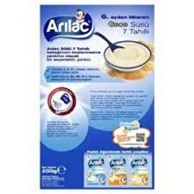Arılac Gece Sütlü 7 Tahıllı 200 gr Bebek Maması