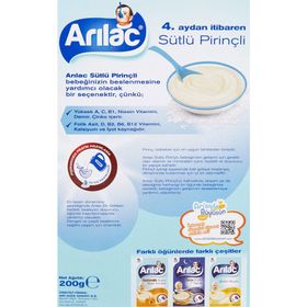 Arılac Instant Sütlü Pirinçli 200 gr Ek Gıda