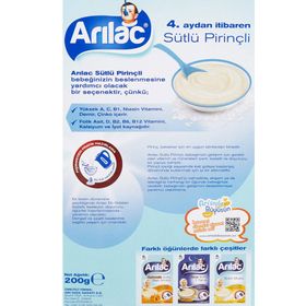 Arılac Instant Sütlü Pirinçli 3x200 gr Ek Gıda