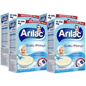 Arılac Instant Sütlü Pirinçli 4x400 Gr Ek Gıda