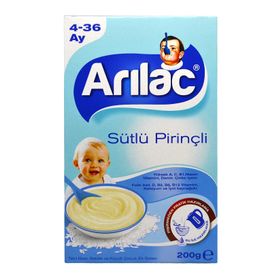 Arılac Sütlü Pirinçli 200 gr Tahıl Bazlı Bebek Ek Gıdası