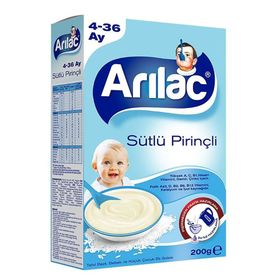 Arılac Sütlü Pirinçli 200 gr Tahıl Bazlı Bebek Ek Gıdası