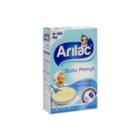 Arılac Sütlü Pirinçli 200 gr Tahıl Bazlı Bebek Ek Gıdası
