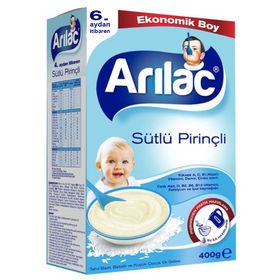 Arılac Sütlü Pirinçli 200 gr Tahıl Bazlı Bebek Ek Gıdası