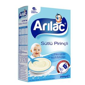 Arılac Sütlü Pirinçli 200 gr Tahıl Bazlı Bebek Ek Gıdası