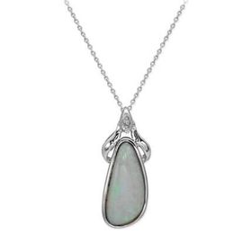 Ariş 42952 Opal Taşlı Pırlanta Kolye