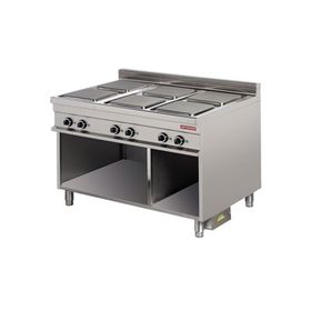 Arisco ER931 Fırınsız Alt Açık Dolaplı 1275x900x900 cm Elektrikli 6'lı Ocak