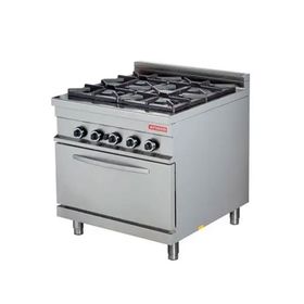 Arisco GR922 Ce Belgeli 2/1 GN Gazlı Fırın 850x900x900 cm 4 Ocaklı Gazlı Kuzine