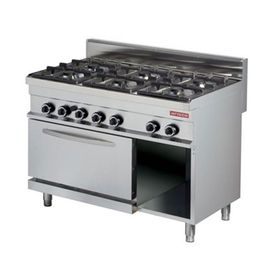 Arisco GR932E 2/1 GN Elektrikli Fırınlı Ce Belgeli 1275x900x900 cm 6 Ocaklı Gazlı Kuzine
