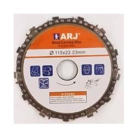 Arj Zincirli Testere 115 mm Odun Ahşap Mdf Kesme Ispiral Disk
