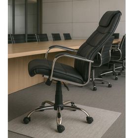Arji Siyah Deri Metal İskelet Ev ve Ofis Çalışma Sandalyesi