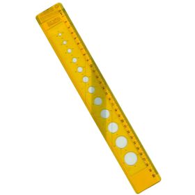 Ark 035 30 cm Daire Şablonu Cetvel