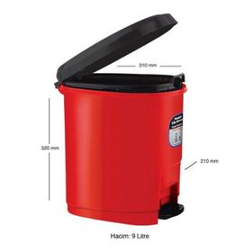 Ark 1380 Plastik Pedallı Çöp Kovası