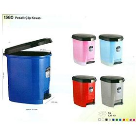 Ark 1580 Siyah 20 lt Pedallı Çöp Kovası