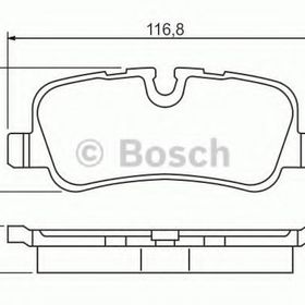 Arka Fren Balatası (Land Rover, Range Rover III (LM) 4.2,4.4 (05/2002-))