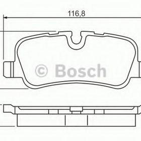 Arka Fren Balatası (Land Rover, Range Rover III (LM) 4.2,4.4 (05/2002-))