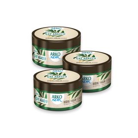 Arko 3x250 ml Nem Değerli Yağlar Avokado Hindistan Cevizi Zeytinyağlı Krem
