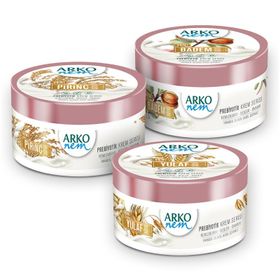 Arko 3x250 ml Nem Prebiyotik Badem Pirinç Yulaf Sütü Krem