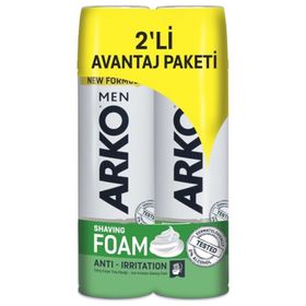 Arko Anti Irritation 200 ml 2'li Tıraş Köpüğü